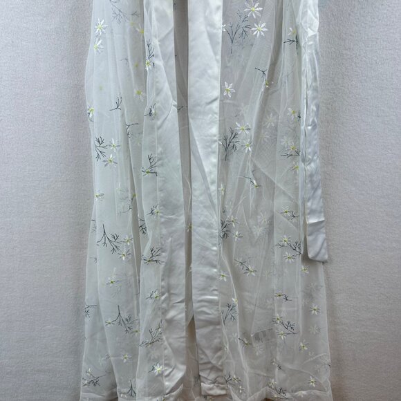 INC International Concepts Womens Small Festival Fairy Floral Mesh Duster Kimono - Picture 3 of 11